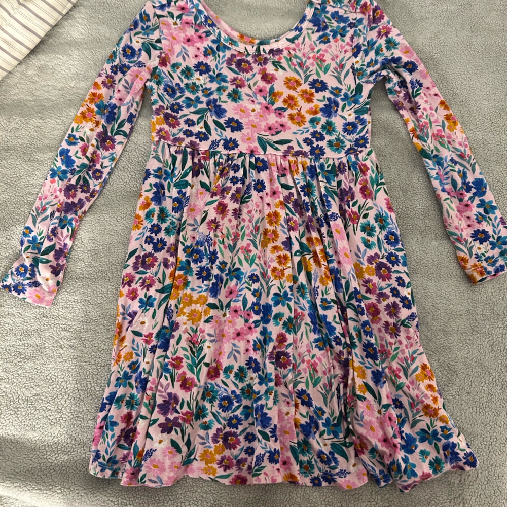 Little Sleepies Multicolor Floral Kids Dress
